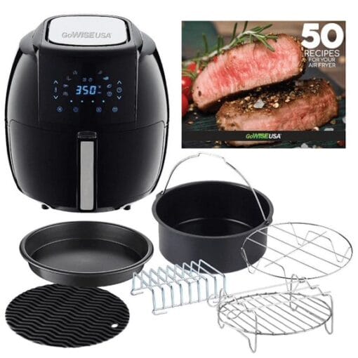 40848a33-85c0-4bc2-a0ff-c93fc708e5c2.dad554d8caac787b6bcd916c9bc22c62 GoWise air fryer USA 5.8-Qt With extra components