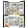 us-french-door-rf29db9700qlaa-bespoke-ai---door-flex--stainless-steel-551064414 samsung bespoke 4 door flex french door refrigerator