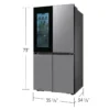 us-t-style-french-door-see-thru-door-580104-rf29db9700qlaa-551064424 samsung bespoke 4 door flex french door refrigerator